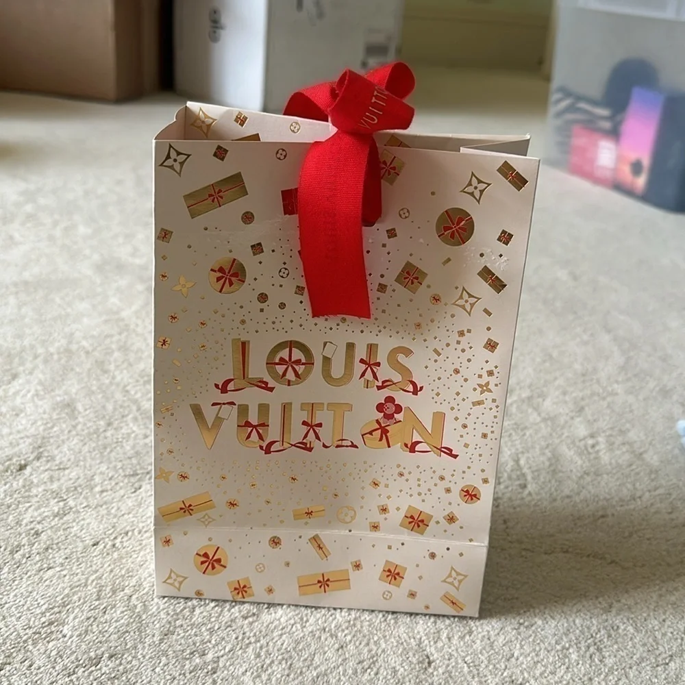 Louis Vuitton Holiday Shopping Bag with Bow